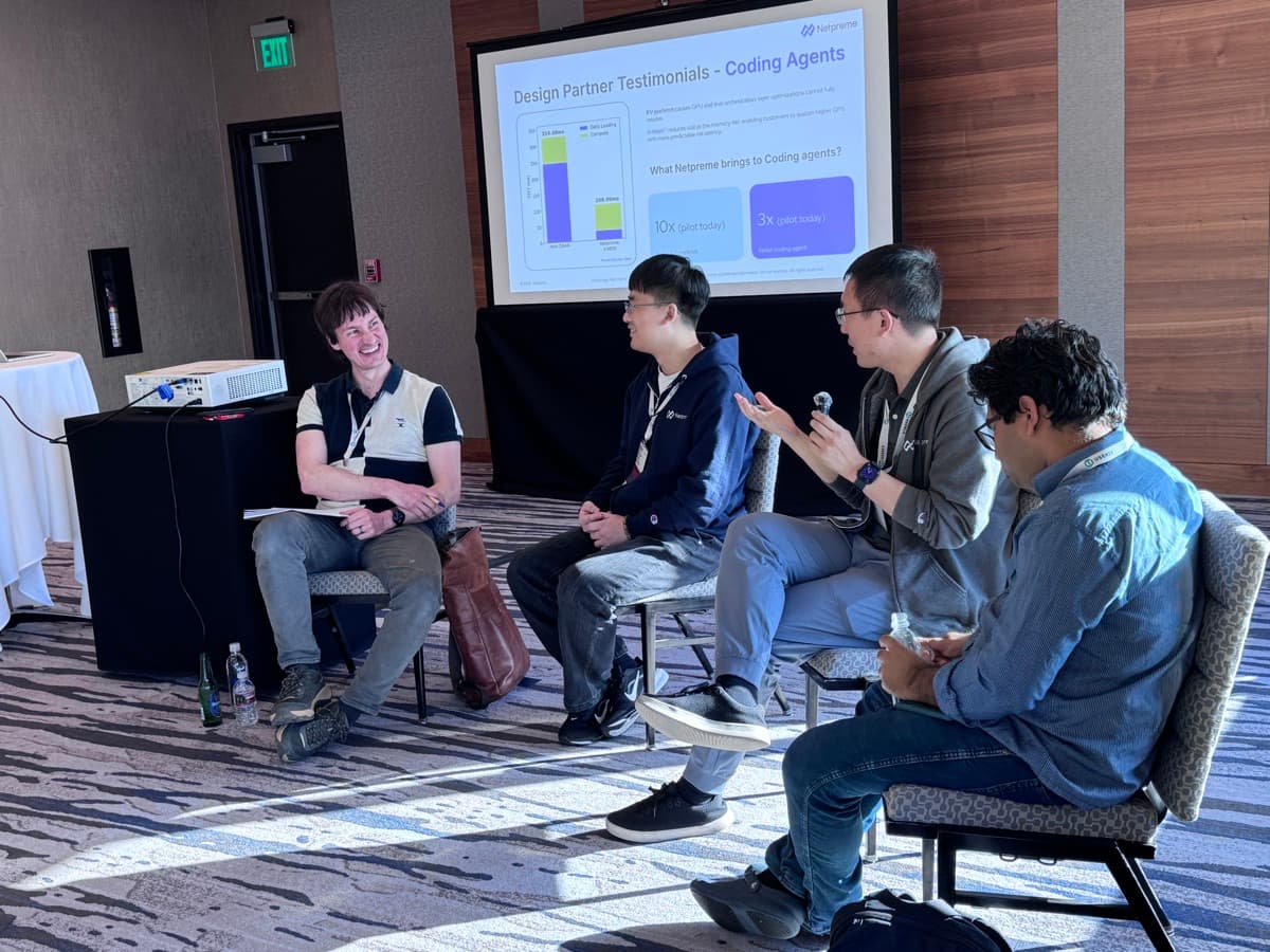 Netpreme engineers in a roundtable talk on coding-agent design partners