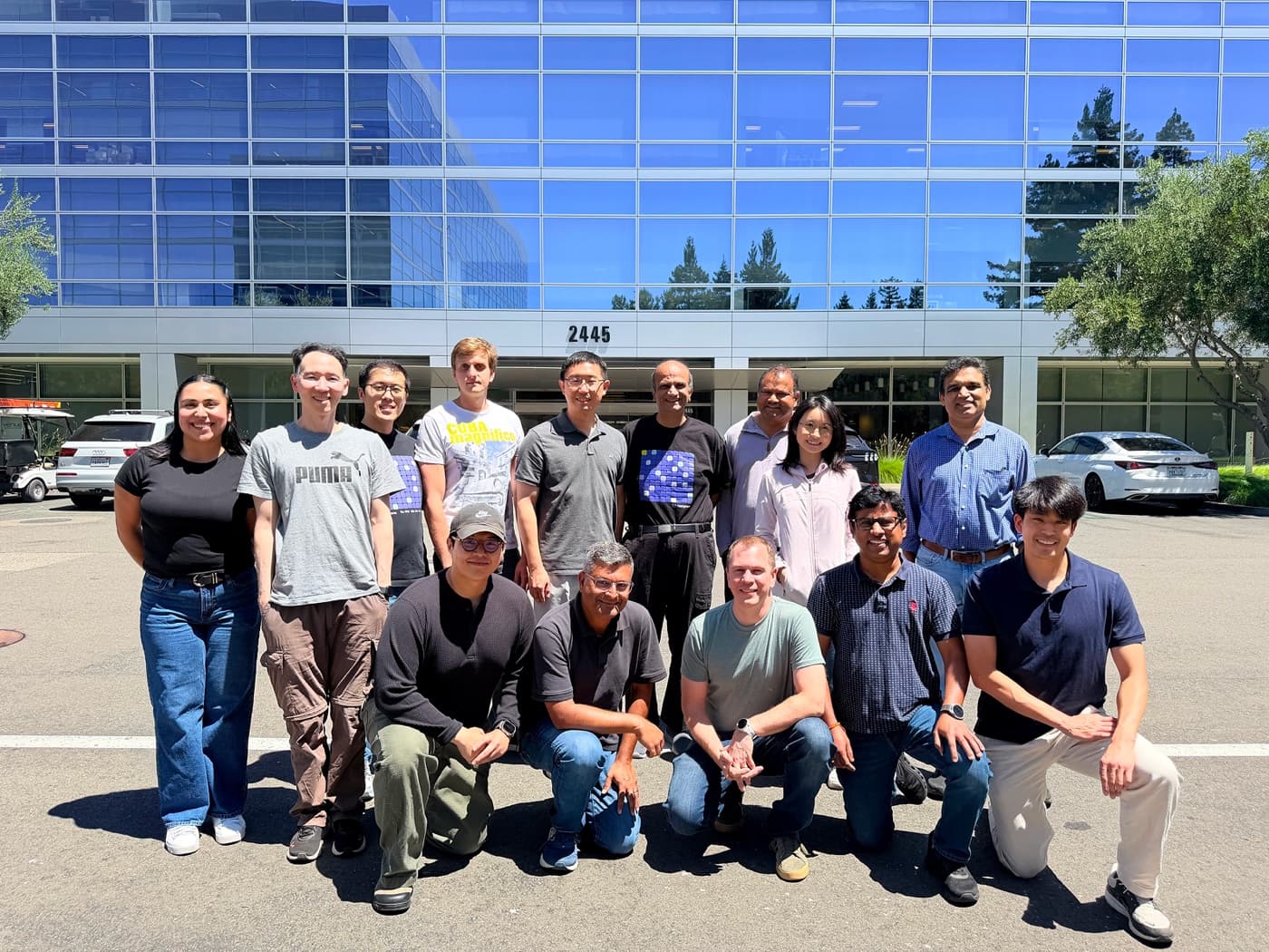 The Netpreme team outside the Santa Clara office